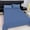 Blue, variant on Washed Cotton Flat Sheet 150x230cm Solid Color Plain Dormitory Bedding Single Piece