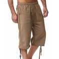 thumbnail image 2 of SHIXIAOO Men's Spring and Summer Sweatpants Jogging Pants Loose Casual Beach Capri Pants, 2 of 4
