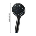 thumbnail image 2 of Shower Head for Bathroom with High Pressure Handheld Design and Detachable Nozzle Stainless Steel Hose Adjustable Bracket Enhanced Cleaning Power and Durable ABS Construction, 2 of 4