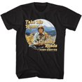 thumbnail image 1 of John Denver Circle Mountain Range Black Adult T-Shirt Xl, 1 of 2