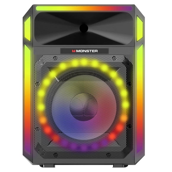 Monster X6 All-in-One PA Bluetooth Speaker, Party Speaker, includes Adjustable Tripod & Microphone