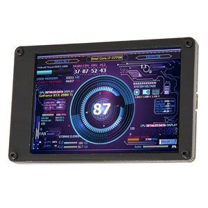 PC Affichage de la température, brillance sans pas 3.5in Éditeur de thème de l'écran d'ordinateur Temp Monitor IPS USB pour CPU