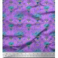 thumbnail image 1 of Soimoi polyester Crepe Fabric Pot & Artistic Flower Print Fabric by Yard 42 Inch Wide, 1 of 3
