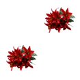 thumbnail image 2 of mmirethe Fleur de Lys Artificielle Faible Entretien Apparence Réaliste et Longue Durée Rouge 2ensemble, 2 of 6