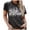 Gris, variante sur Femmes Pourrait Être une Journée comme une Gare Dames Décontracté Col Rond Manches Courtes Haut Imprimé Drôle Design Drôle T Shir Haut pour Femmes T-Shirts pour Femmes T-Shirts pour Femmes Manches Courtes Athlétique Chemise pour Femme Légère Femmes