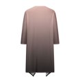 thumbnail image 4 of Women'S Cardigans Kimonos,Lightweight Front Open Cardigan For Women Summer Clearance,Open Front Breathable Cardigans,Women's Gradient Printed Long Sleeved Irregular Hem Pleated CardiganCardigan, 4 of 6