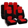 thumbnail image 2 of FH Group Car Seat Covers Full Set Cloth - Universal Fit, Automotive Seat Covers, Airbag Compatible, Solid Bench Rear Seat, Washable Car Seat Cover for SUV, Sedan, Van, 2 of 9