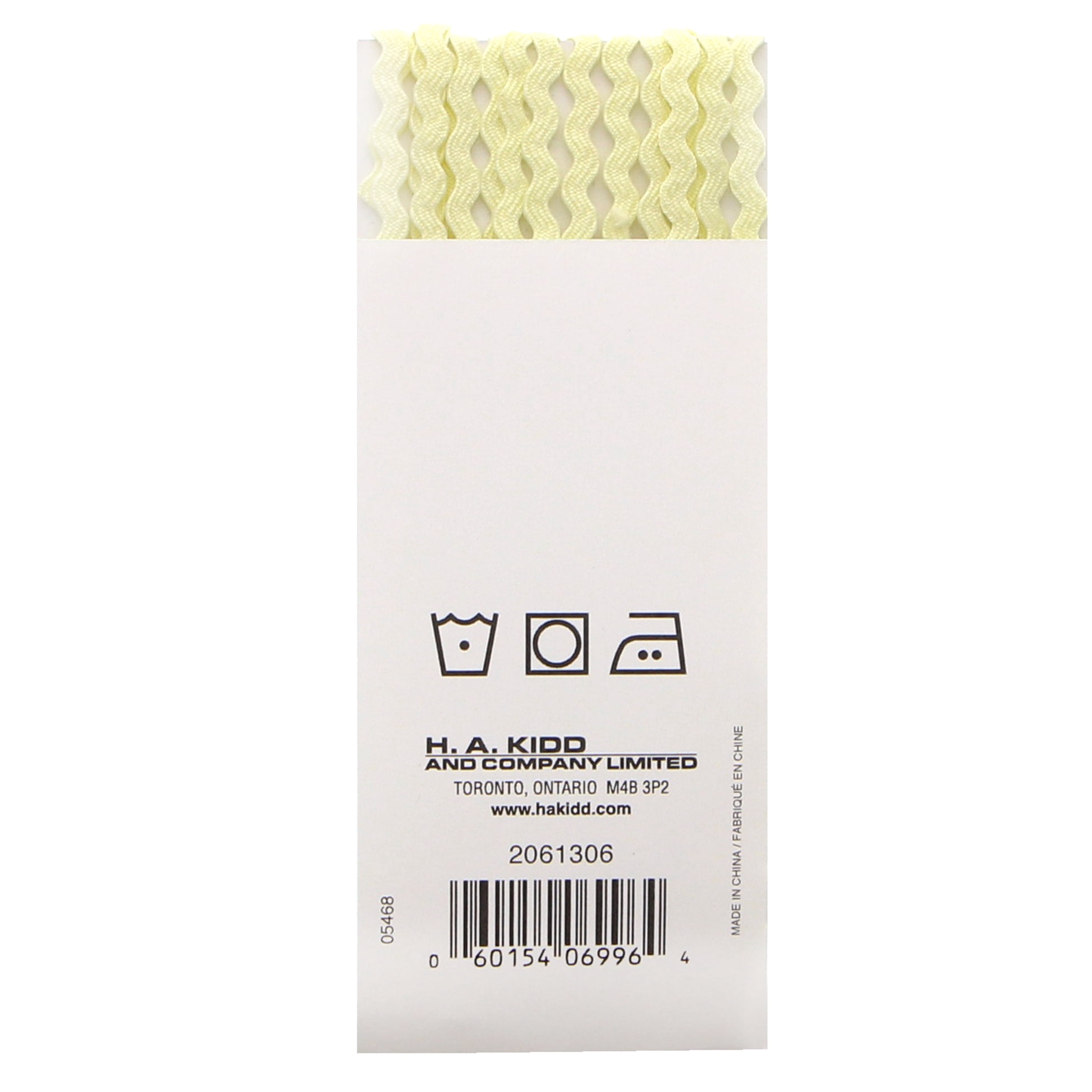 UNIQUE Baby Rick Rack Trim 3 mm (0.12 in) × 3.7 m (1/8 in × 4 yd), jaune