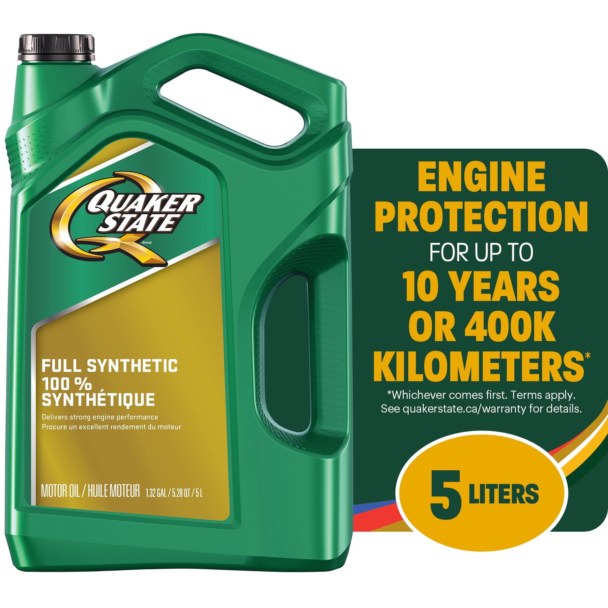 Quaker State Full Synthetic 5W-30 Motor Oil 5L - Walmart.ca