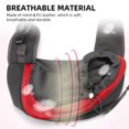 thumbnail image 3 of Mistaha Sac de Transport pour Animaux Portable Rouge avec Maille Respirante, Sangle Réglable pour Chats et Petits Chiens jusqu'à 12lbs - Design Mains Libres, 3 of 6