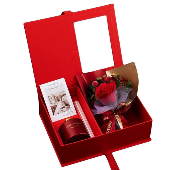 Ohufall Panier-Cadeau spa Relaxant 120 ml Bougie Cadeaux d'Anniversaire Noël pour Maman Femmes Épouse Sœur Amie Appréciation Elle Cadeau de la Saint-Valentin Amour
