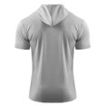 thumbnail image 3 of MAWCLOS Mens Summer Hooded T-Shirt Running Basketball Athletic Tops Workout Muscle Shirts, 3 of 3