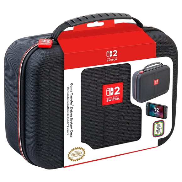 Game Traveler Deluxe System Case for Nintendo Switch 2, Nintendo Switch OLED Model and Nintendo Switch system NS262