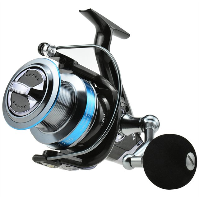 Spinning Reel 8000/9000 Saltwater Fishing Reel Metal Spool 20KG/44lb Drag Power Long Distant Surfcasting Trolling ,Rigid Aluminum Skeletal Frame