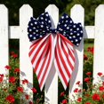 thumbnail image 1 of Bowknot Garland Bow with Streamers for Birthday Party Decorations, Reusable Large Ribbon Accent for Gifts, Backdrops, and Event Decor, 1 of 8
