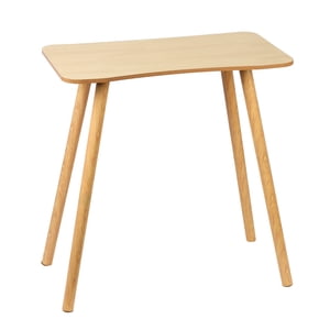 Ergonomic Design Computer Desk, Modern Home Office Study Desk, Student Small Writing Table, with Solid Legs, Spacious Desktop