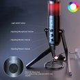 thumbnail image 3 of Micro à Condensateur pour Ordinateur, Réglage du Volume Interface 3,5 mm Contrôle du Gain Précis Réduction du Bruit Microphone de Jeu USB pour Balado, 3 of 7