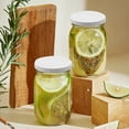 thumbnail image 4 of Wide Mouth Storage Lids for Jars Leakproof and Durable Canning Preservation Replacement Caps 16PCS, 4 of 6