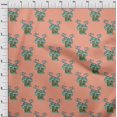 thumbnail image 3 of oneOone Silk Tabby Fabric Bird & Mushroom Block Fabric Prints By Yard 42 Inch Wide, 3 of 4