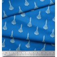 thumbnail image 3 of Soimoi Rayon Fabric Leaves & Floral Block Fabric Prints by Yard 56 Inch Wide, 3 of 3