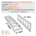 thumbnail image 4 of VEVOR Rampes en Aluminium, Charge Nominale 6800 Lb, Charge Max 8810 Lb, Rampes Robustes avec Crochet Supérieur, Embout d'Attache Universel, 4 of 9
