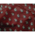 thumbnail image 4 of oneOone Silk Tabby Fabric Paisley Block Fabric Prints By Yard 42 Inch Wide, 4 of 4