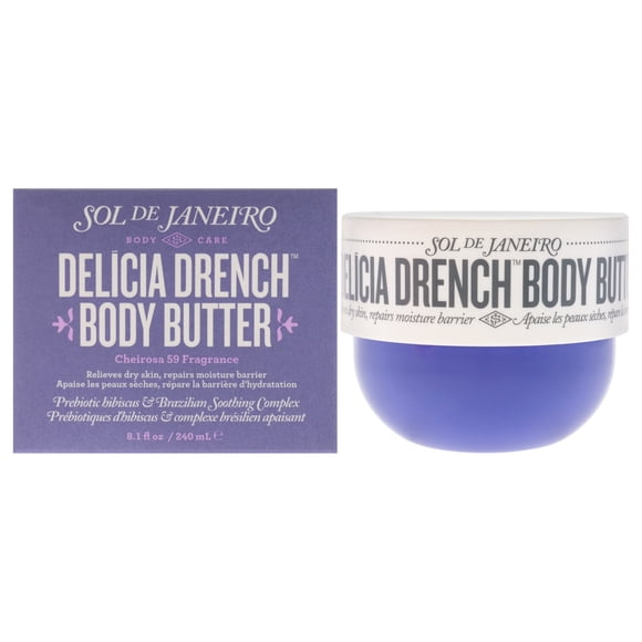 Delicia Drench Beurre Corporel par Sol de Janeiro pour Femmes - Beurre Corporel 8,1 oz