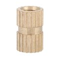 thumbnail image 3 of M4 Brass Cylinder Knurled Round Molded in Insert Embedded Nuts (M4*8*6.3; 20pcs), 3 of 9