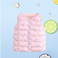 thumbnail image 4 of XZNGL Toddler Baby Boys Girls Pattern Cute Duck-down Windproof Keep Warm Vest Coat, 4 of 9
