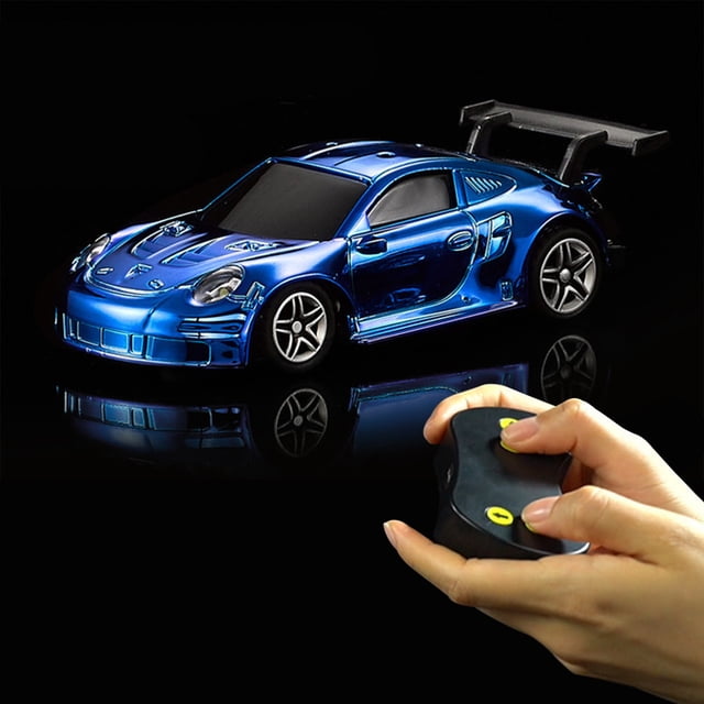 LSLJS Mini Voiture Rc 2.4G Petite Plaquée Or Poche Voiture de Course Cinq Voies Modèle de Voiture Jouet, Modèle de Voiture