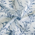 thumbnail image 2 of Loft Living Jennifer Botanical Print Grommet Single Curtain Panel Light-filtering 52" x 95" in Grey, 2 of 5