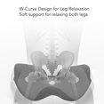 thumbnail image 4 of Support de Coussin Design Ergonomique pour Chaise de Bureau avec Sangle Réglable Offre Confort Toute la Journée, 4 of 8