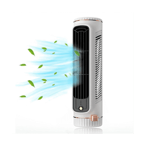 Télécommande automatique portable Air Conditionneur, USB Personnel Air Conditionneur Mini Conditionneur avec 3-Speed Ventilateur électrique blanc,1 * ventilateur électrique 1 * USB câble, blanc