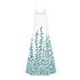 thumbnail image 3 of Robe Longue Maxi Ample à Imprimé Floral Sans Manches à Col en V pour Femmes Dames, 3 of 4