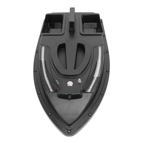 Bateau Appât de Pêche, Bateau Localisateur de Pêche RC à Double Moteur avec Projecteur de Recherche, Livraison à Point Fixe de 500 M/1640,4 Pi, Charge de 1,5 Kg/4,4 Lb, Bateau Mangeoire de Pêche RC Outils de Pêche