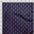 thumbnail image 3 of oneOone Georgette Viscose Fabric Leaves|Floral & Paisley Block Decor Fabric Printed BTY 42 Inch Wide, 3 of 4