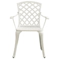 thumbnail image 2 of vidaXL Chaises de Jardin 2 Pcs Aluminium Moulé Blanc, 2 of 5
