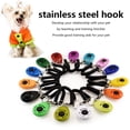 thumbnail image 3 of Portable Pets Training Clicker Animal Behavior Aids Diet Button Trainer Professional Indoor Outdoor Supplies Presents Orange, 3 of 9