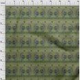 thumbnail image 3 of oneOone Cotton Flex Fabric Peacock Block Printed Craft Fabric BTY 40 Inch Wide, 3 of 4