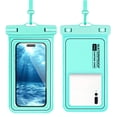 thumbnail image 2 of Birdeem Waterproof Phone Pouch,Universal 7X3.5 Inch Touchscreen Dry Bag Case with Lanyard,Submersible Protector for Swimming Hiking Kayaking Floating Protection, 2 of 9