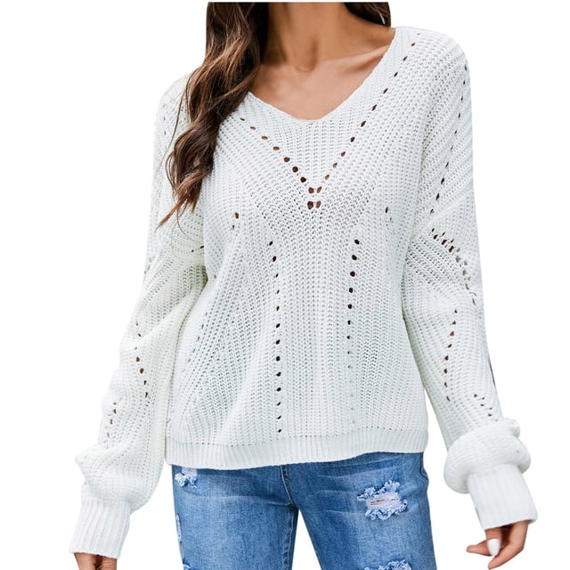 XZNGL Chunky Sweater Women Sweaters-Oversized Chunky Knit Color Block Drop Shoulder Batwing Sleeve Pullover Sweater Top Chunky Knit Sweater