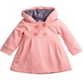 thumbnail image 4 of Baby Girl Autumn Winter Hooded Coat Outerwear Jacket, 4 of 4