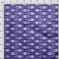 thumbnail image 4 of oneOone Rayon Indigo Blue Fabric Asian Block Fish Craft Projects Decor Fabric Printed By The Yard 56 Inch Wide, 4 of 4