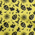 thumbnail image 1 of oneOone Tissu Polyester Spandex Jaune Moutarde Matériel de Robe d'Halloween Tissu Imprimé au Mètre 56 Pouces de Large, 1 of 4