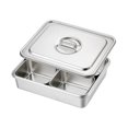 thumbnail image 2 of Elodie Assiette Anti-Frottement Nourriture Anti-Frottement Cuisine Dîners Buffet Serveur Anti-Frottement Buffet Ensemble de Anti-Frottement 4 Compartiments, 2 of 8