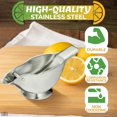 thumbnail image 2 of Bird Lemon Squeezer Stainless Steel Lemon Juicer Squeezer Manual Juicer Press Lime Squeezer Bird Shaped Lemon Squeezer Juicer - Orange Squeezer Manual Citrus Juicer Hand Held Juicer Squeezer, 2 of 5