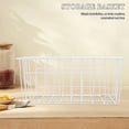 thumbnail image 4 of CATIEBYE Stackable Freezer Baskets Wall-Mounted Freezer Storage Basket Iron Breathable Mesh Design Kitchen Use 1Set, 4 of 8