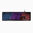 thumbnail image 1 of Aluratek Large Print Tri-color LED Backlight Illuminated Keyboard - Black, 1 of 7