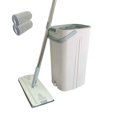 thumbnail image 4 of 1 Set, Household Cleaning Mop And Bucket Set With 2 Mop Pad, Microfiber Flat Floor, 4 of 5