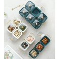 thumbnail image 4 of fastboy Snacks Platter Tray w/ Lid Serving Storage Snacks Appetizers Nuts Easy Bowl White Set 4, 4 of 6
